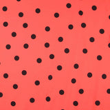 Polka Dot Spandex Popeline 30mm Koralle - Verschiedene Größen x Breite 140 cm - Ribes y Casals