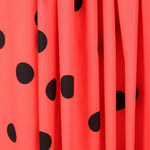 Polka Dot Spandex Popeline 30mm Koralle - Verschiedene Größen x Breite 140 cm - Ribes y Casals