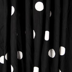 Polka Dot Spandex Popeline Weiß 30mm Schwarz - Ribes y Casals