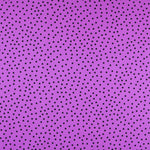 Popeline Spandex Polka Dots Schwarz Popeline 7mm Mauve - Ribes y Casals