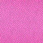 Spandex Popeline Schwarz Polka Dots 7mm Fuchsia - Ribes y Casals