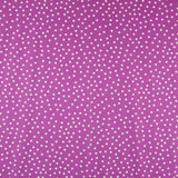 Popeline Spandex Polka Dots Weiß Popeline 7mm Mauve - Ribes y Casals
