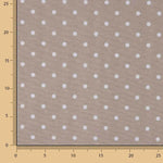 Canvas mit weißen Punkten auf Beige - Ribes y Casals
