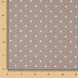 Canvas mit weißen Punkten auf Beige - Ribes y Casals