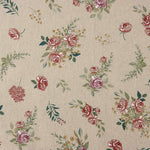 Romantische Leinwand mit Blumenmuster auf Beige - Ribes y Casals