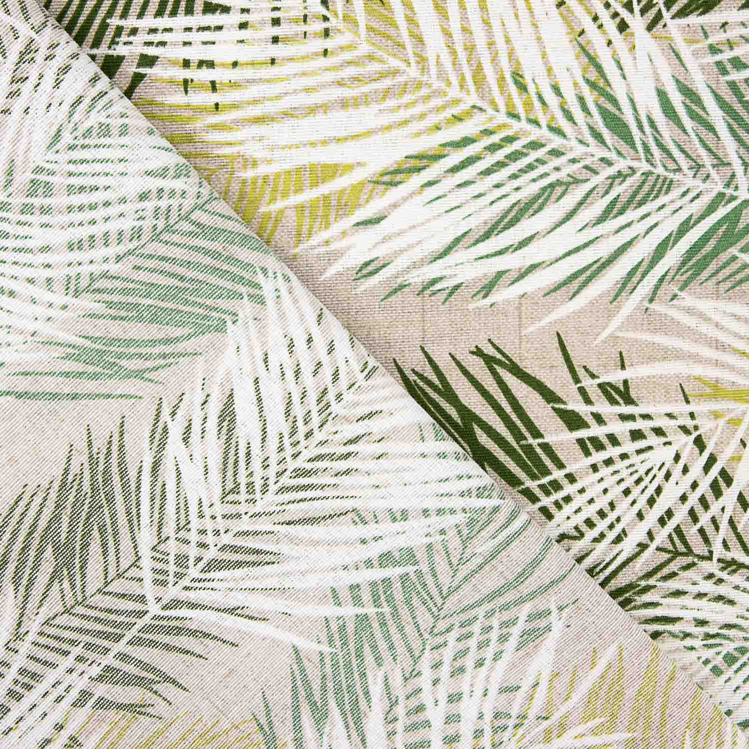 Tropische Palmenblätter bedrucktes Segeltuch - Ribes y Casals