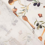 Bedruckte Panama-Leinwand Olive Mediterrane Küche - Ribes y Casals