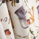 Bedruckte Panama-Leinwand Olive Mediterrane Küche - Ribes y Casals