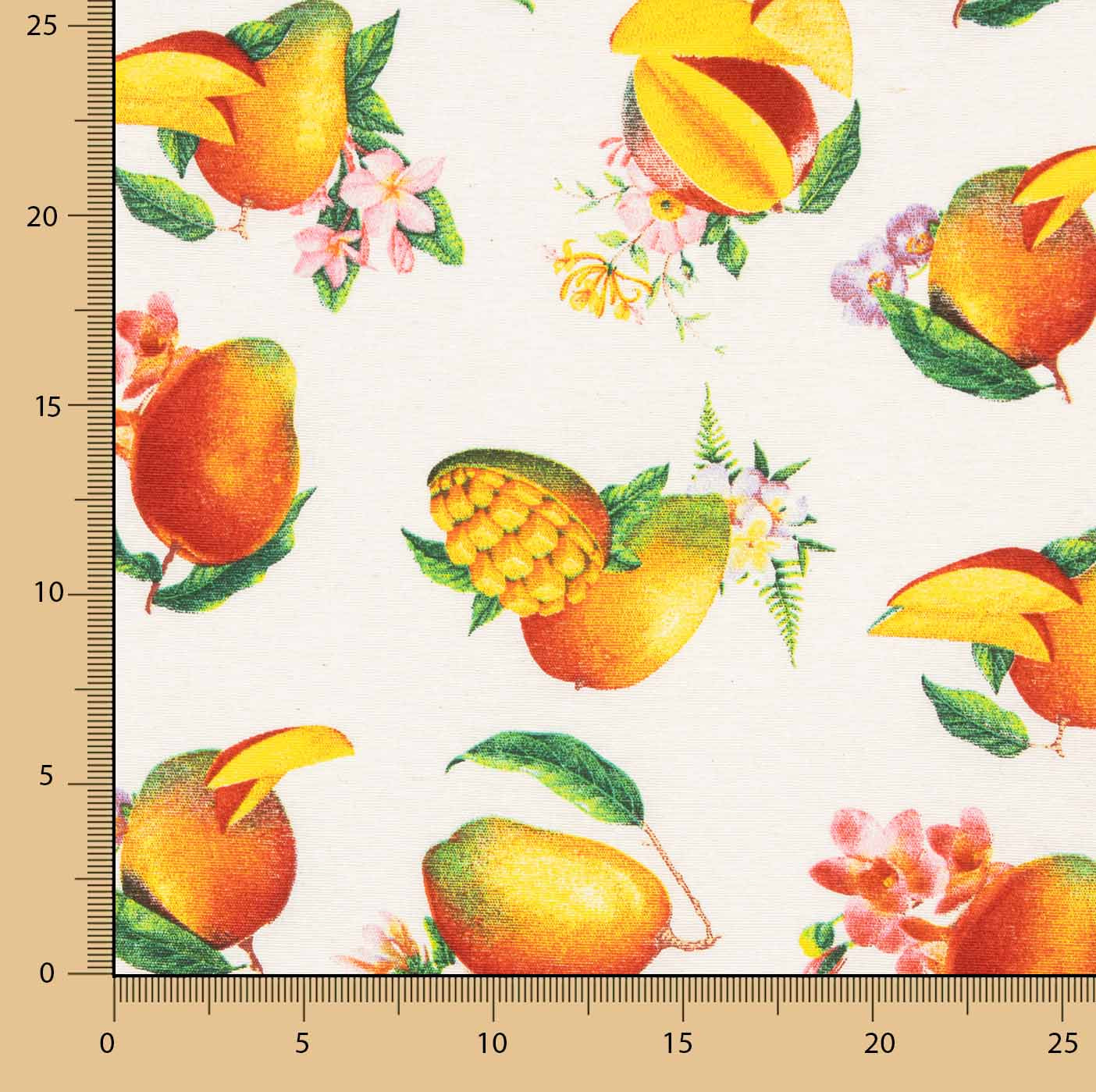 Mango Tropical Bedrucktes Segeltuch - Ribes y Casals