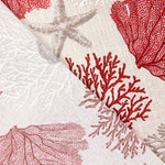 Bedrucktes Segeltuch Marine Korallenrot - Ribes y Casals