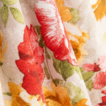 Bedrucktes Segeltuch mit Blumenmuster Provence Rot - Ribes y Casals
