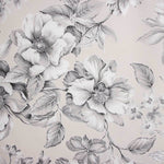 Segeltuch Bedruckte Blumen Elegant Grau - Ribes y Casals