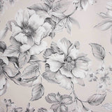 Segeltuch Bedruckte Blumen Elegant Grau - Ribes y Casals