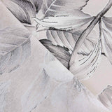 Segeltuch Bedruckte Blumen Elegant Grau - Ribes y Casals