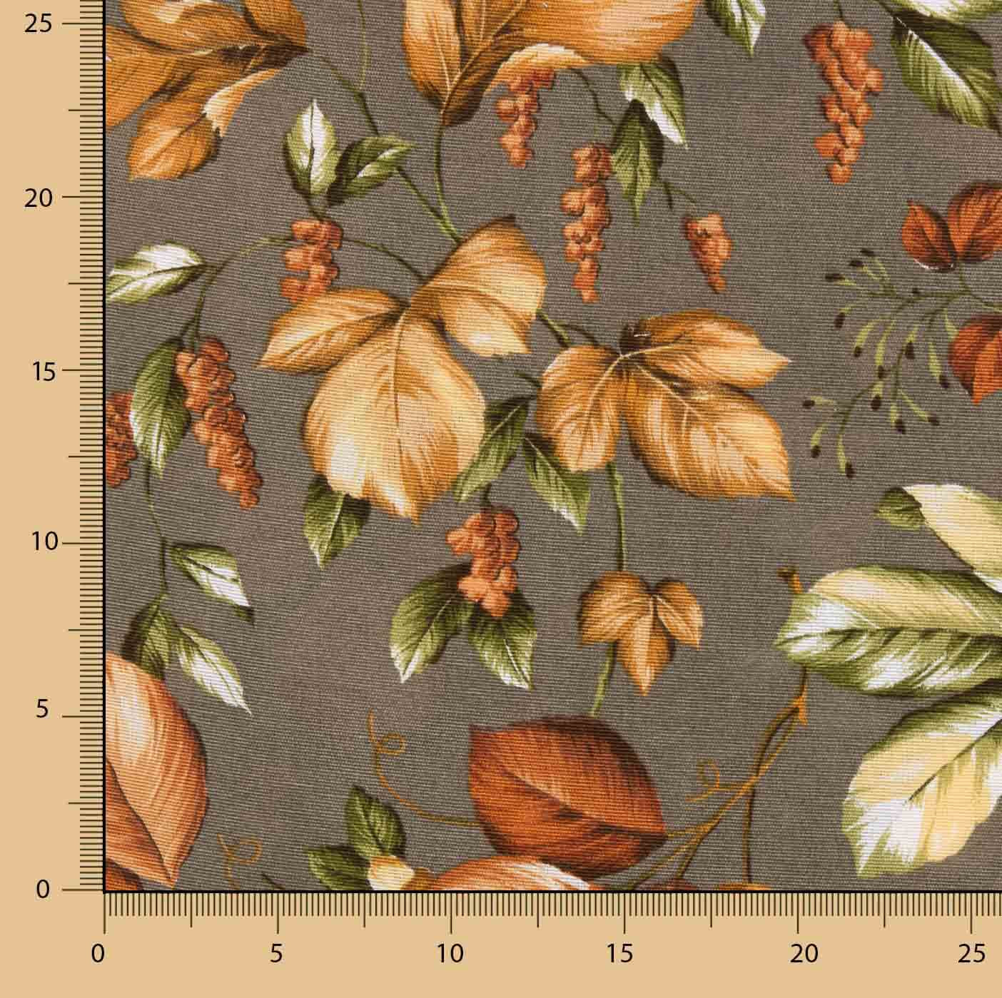 Herbstblätter bedruckte Leinwand - Ribes y Casals