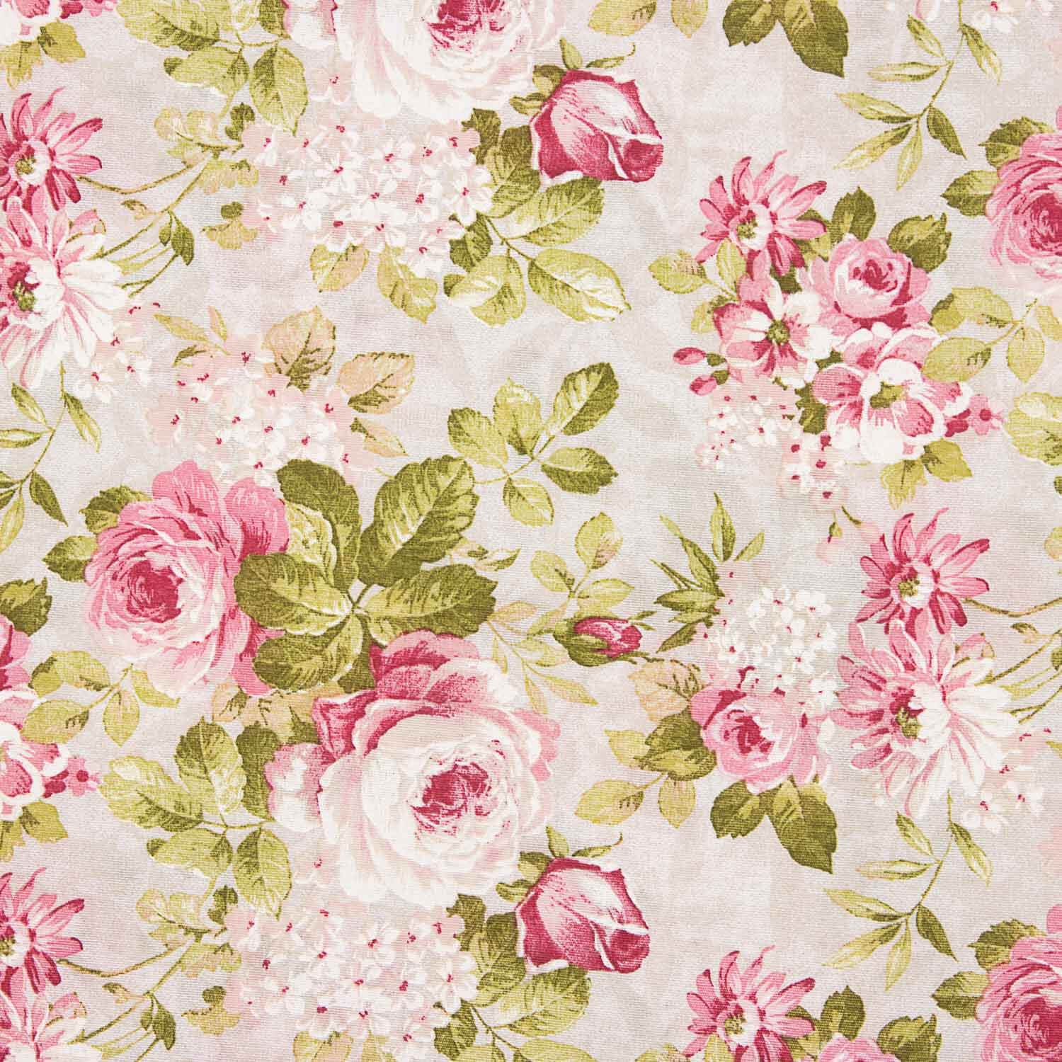 Romantische Blumen bedruckte Leinwand - Ribes y Casals