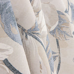 Bedrucktes Canvas mit Aquarellmuster in Blau und Beige - Ribes y Casals