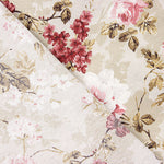 Canvas mit romantischem Blumenmuster in Rosa und Dunkelrot - Ribes y Casals
