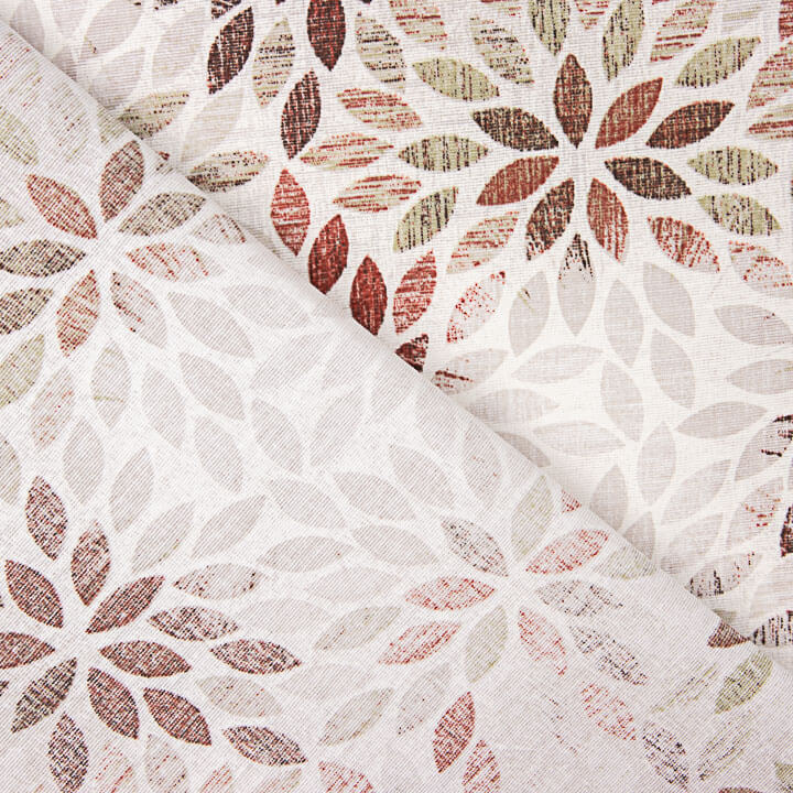 Canvas mit bedrucktem Blättermuster im Herbst-Stil - Ribes y Casals