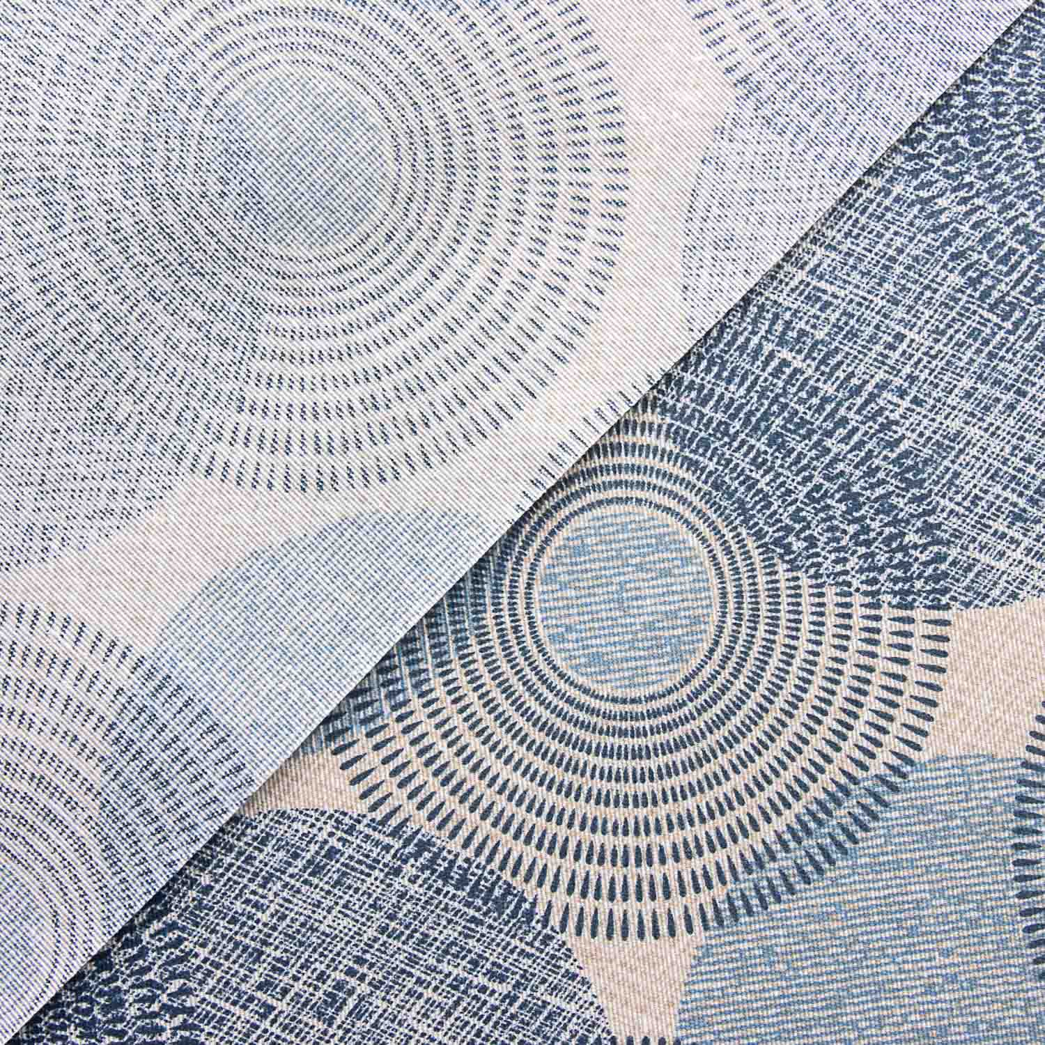 Resin Tischdecke Kreise Blau - Ribes y Casals
