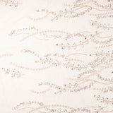 Strass Tüll Nude Silberfarbener Strass - Ribes y Casals