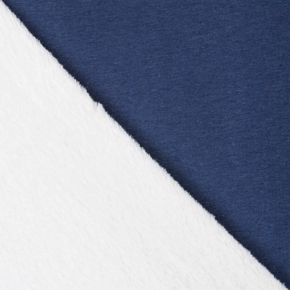 Blauer Denim-Plüsch-Strick - Ribes y Casals