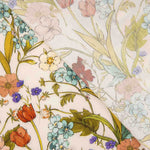 Viskose-Reststück mit zartem botanischem Blumenmuster – verschiedene Maße x Breite 140 cm - Ribes y Casals