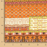 Viskose mit Ethno-Patchwork-Print - Ribes y Casals