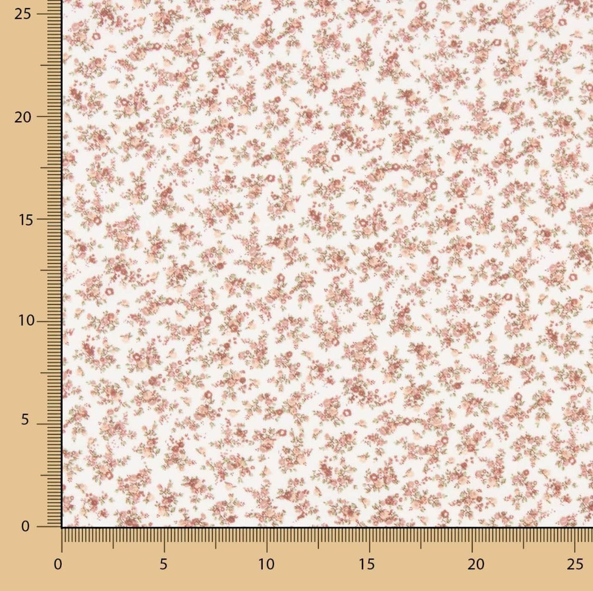 Vintage Baumwolle Pergament Vintage Bouquet 75 x 150 cm - Ribes y Casals