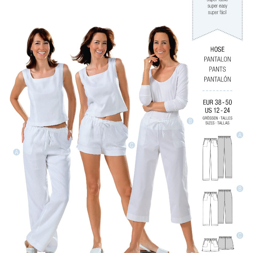 Burda Schnittmuster 7966 Hose - Ribes y Casals