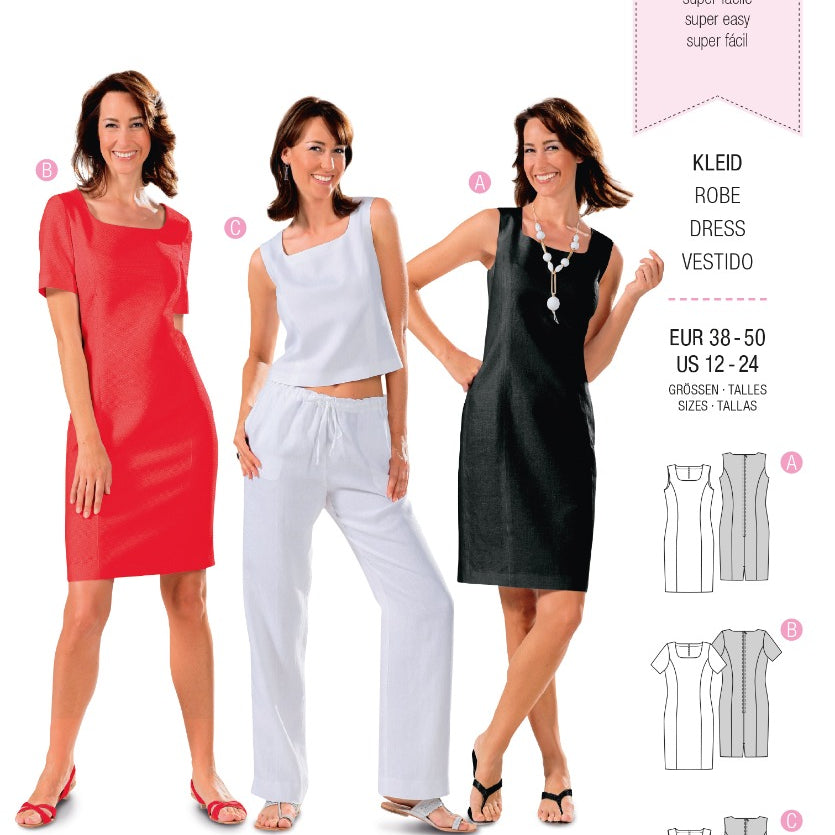 Schnittmuster Burda 7972 Kleid - Ribes y Casals