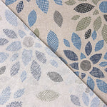 Tischdecke mit Blumenmuster, blaues Mosaik, beschichtet - Ribes y Casals