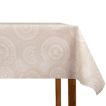 Mandalas-Tischdecke mit Harzbeschichtung, beige - Ribes y Casals