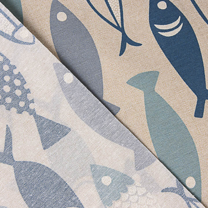 Tischdecke mit Fischmotiv - Ribes y Casals