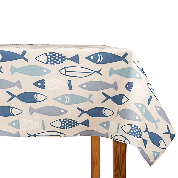 Tischdecke mit Fischmotiv - Ribes y Casals