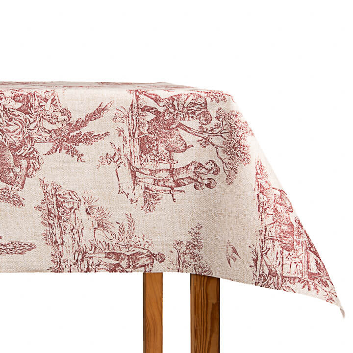 Beschichtete Tischdecke mit ländlichen Motiven „Teja“ - Ribes y Casals