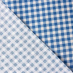 Blaue Vichy-Tischdecke mit Beschichtung - Ribes y Casals