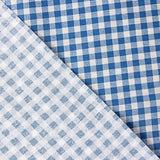 Blaue Vichy-Tischdecke mit Beschichtung - Ribes y Casals