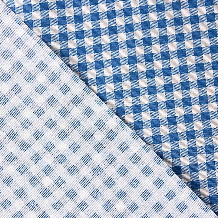 Blaue Vichy-Tischdecke mit Beschichtung - Ribes y Casals