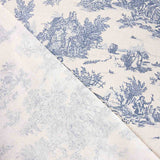 Toile de Jouy Kunstharz Baumwolle Blau-Weiß - Ribes y Casals