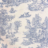 Toile de Jouy Kunstharz Baumwolle Blau-Weiß - Ribes y Casals