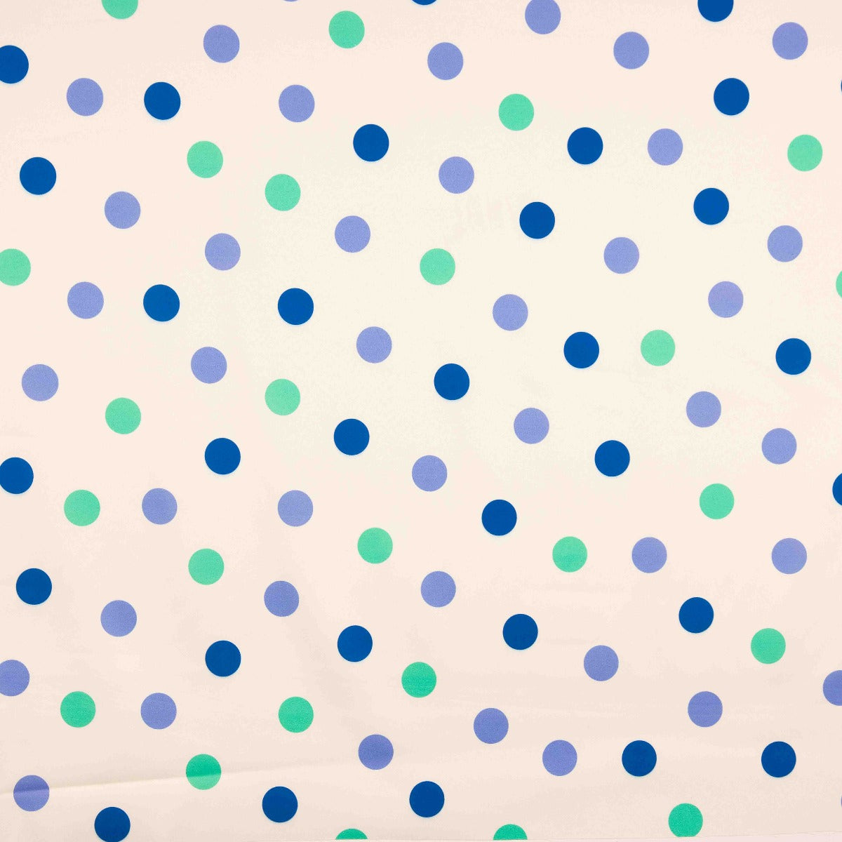 Fama Strecht Glänzend Lila Polka Dots - Ribes y Casals