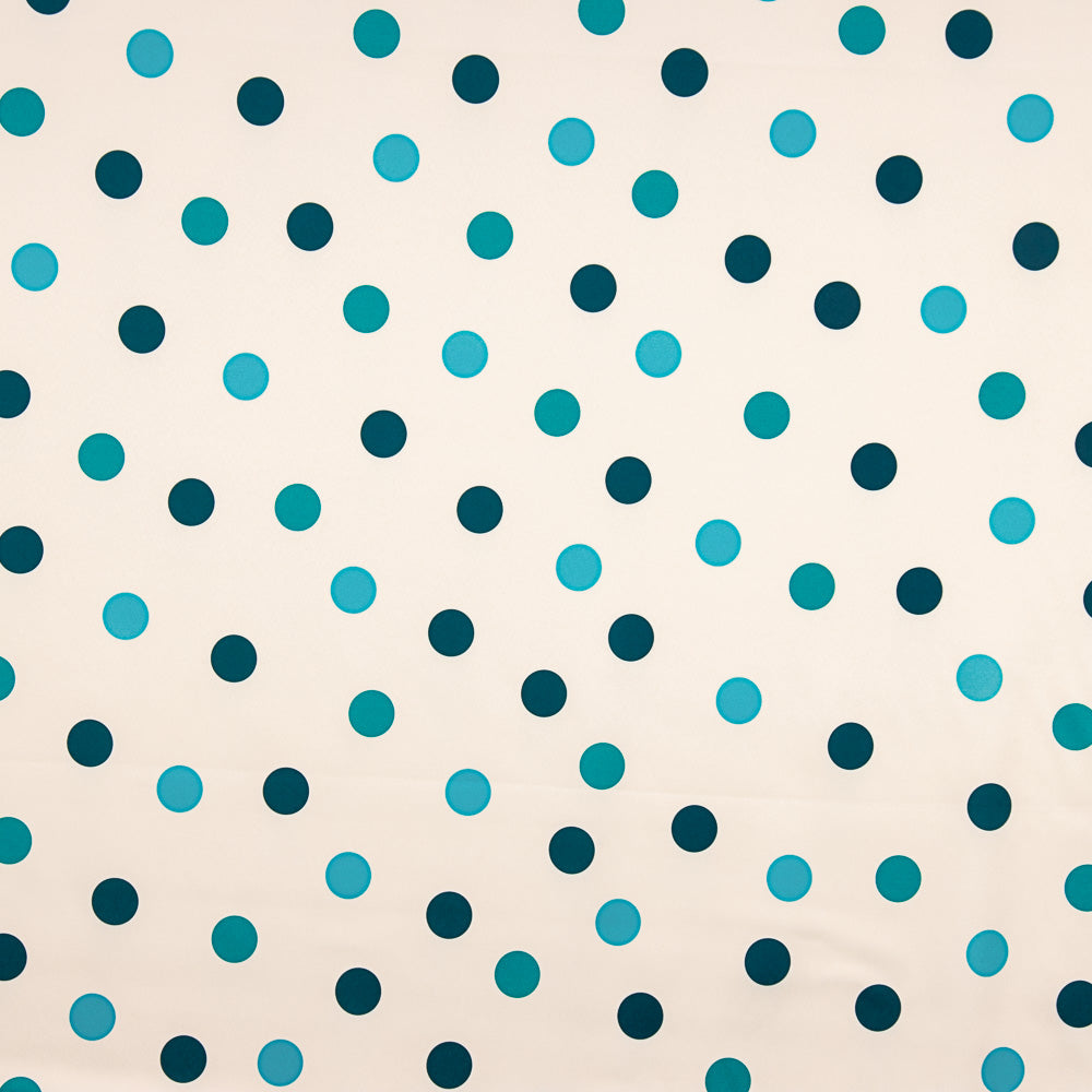 Fama Strecht Glitter Polka Dots Blau - Ribes y Casals