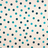 Fama Strecht Glitter Polka Dots Blau - Ribes y Casals