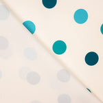 Fama Strecht Glitter Polka Dots Blau - Ribes y Casals