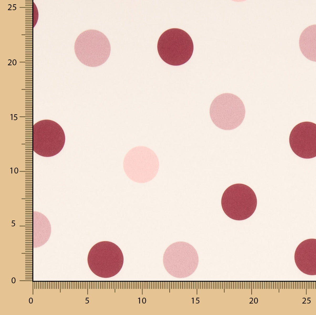 Fama Strecht Glitter Polka Dots Magenta - Ribes y Casals