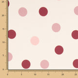 Fama Strecht Glitter Polka Dots Magenta - Ribes y Casals