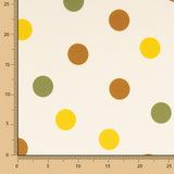 Retal Fama Strecht Shiny Oil Polka Dots - Verschiedene Größen x Breite 140 cm - Ribes y Casals