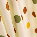 Retal Fama Strecht Shiny Oil Polka Dots - Verschiedene Größen x Breite 140 cm - Ribes y Casals