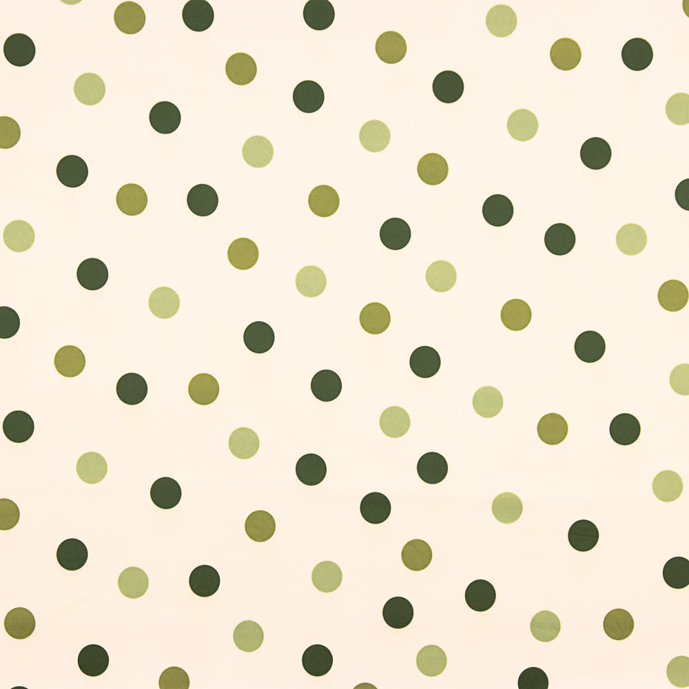 Fama Strecht Shine Grün Polka Dots - Ribes y Casals